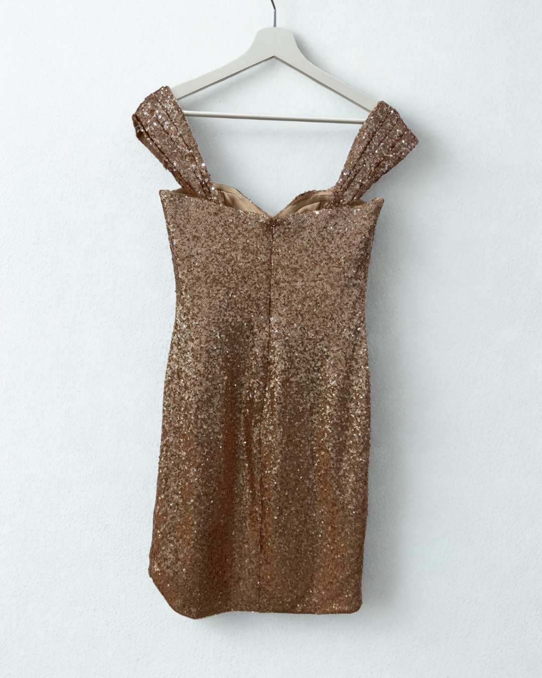 Paillettenkleid in Gold