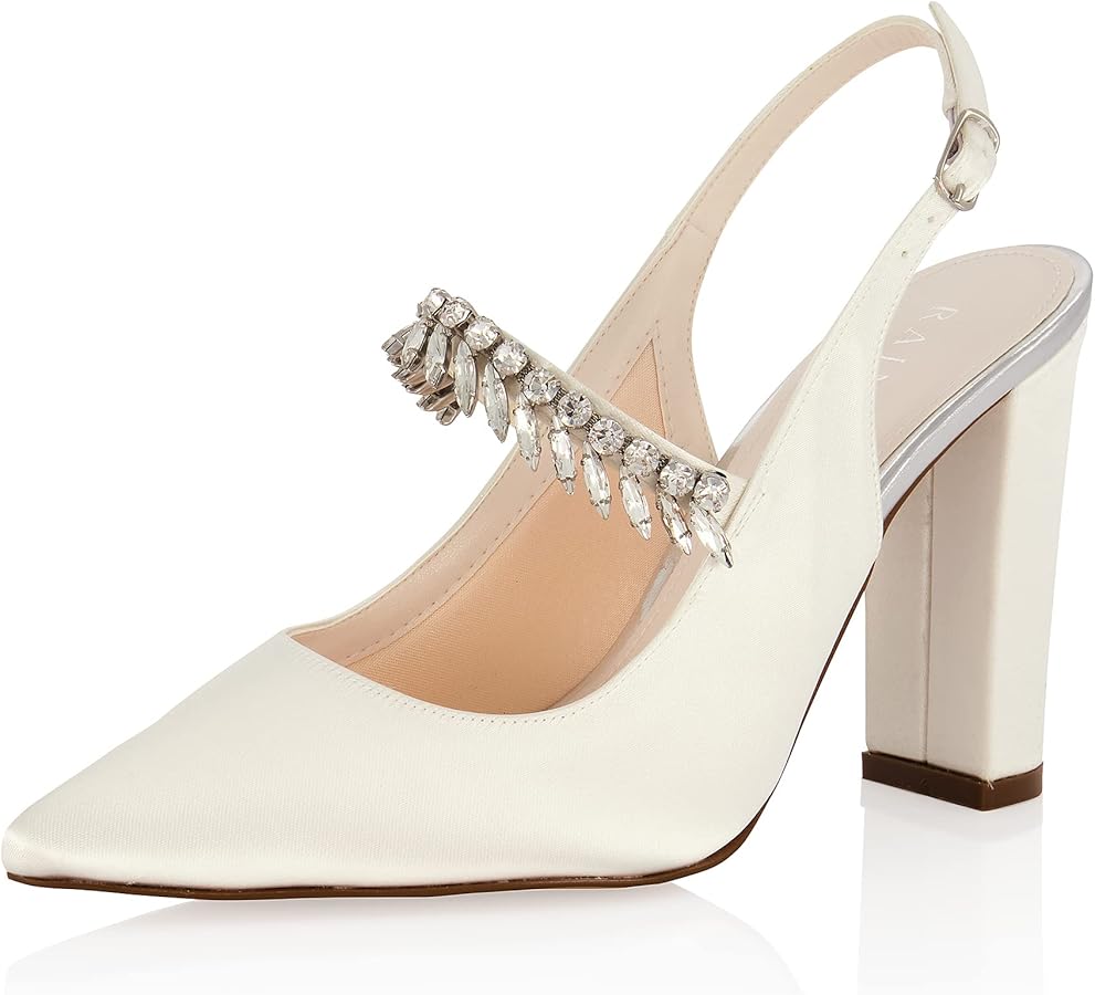 Brautschuhe Freja in Ivory Satin