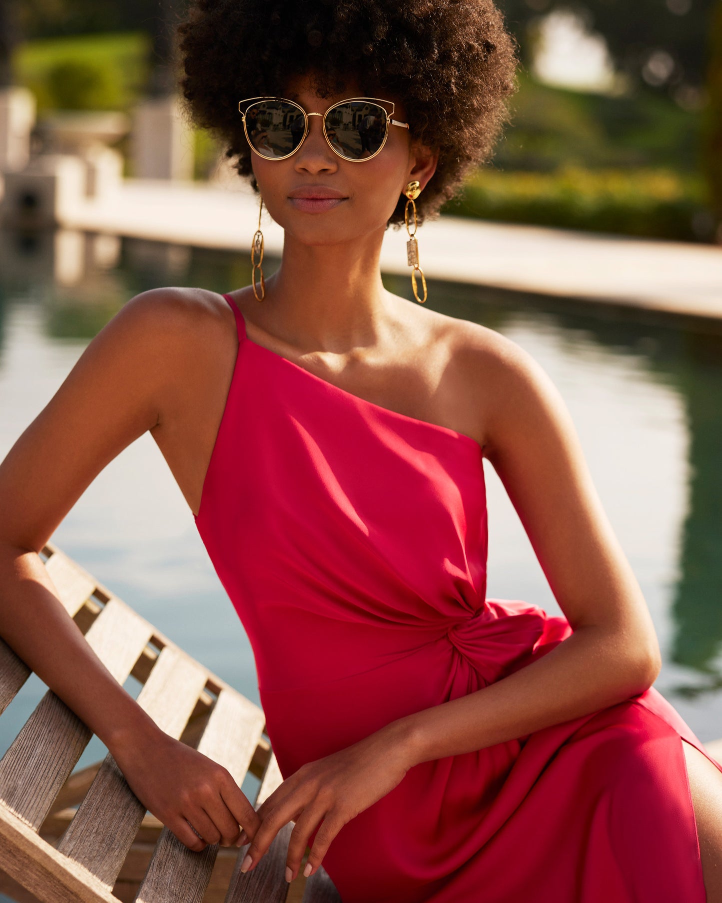 One Shoulder Abendkleid