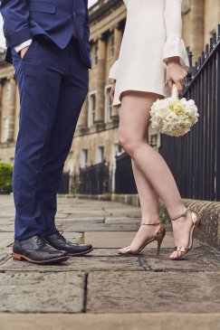 Brautschuhe Dali Rosegold