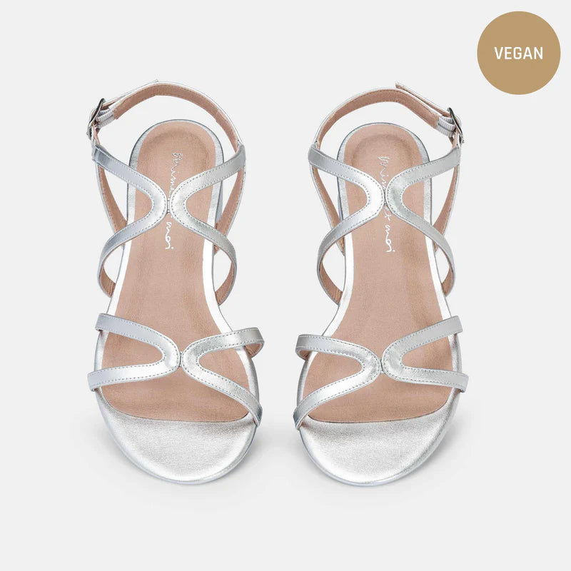 Brautschuhe Queen Bee in silber