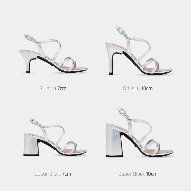 Brautschuhe Queen Bee in silber