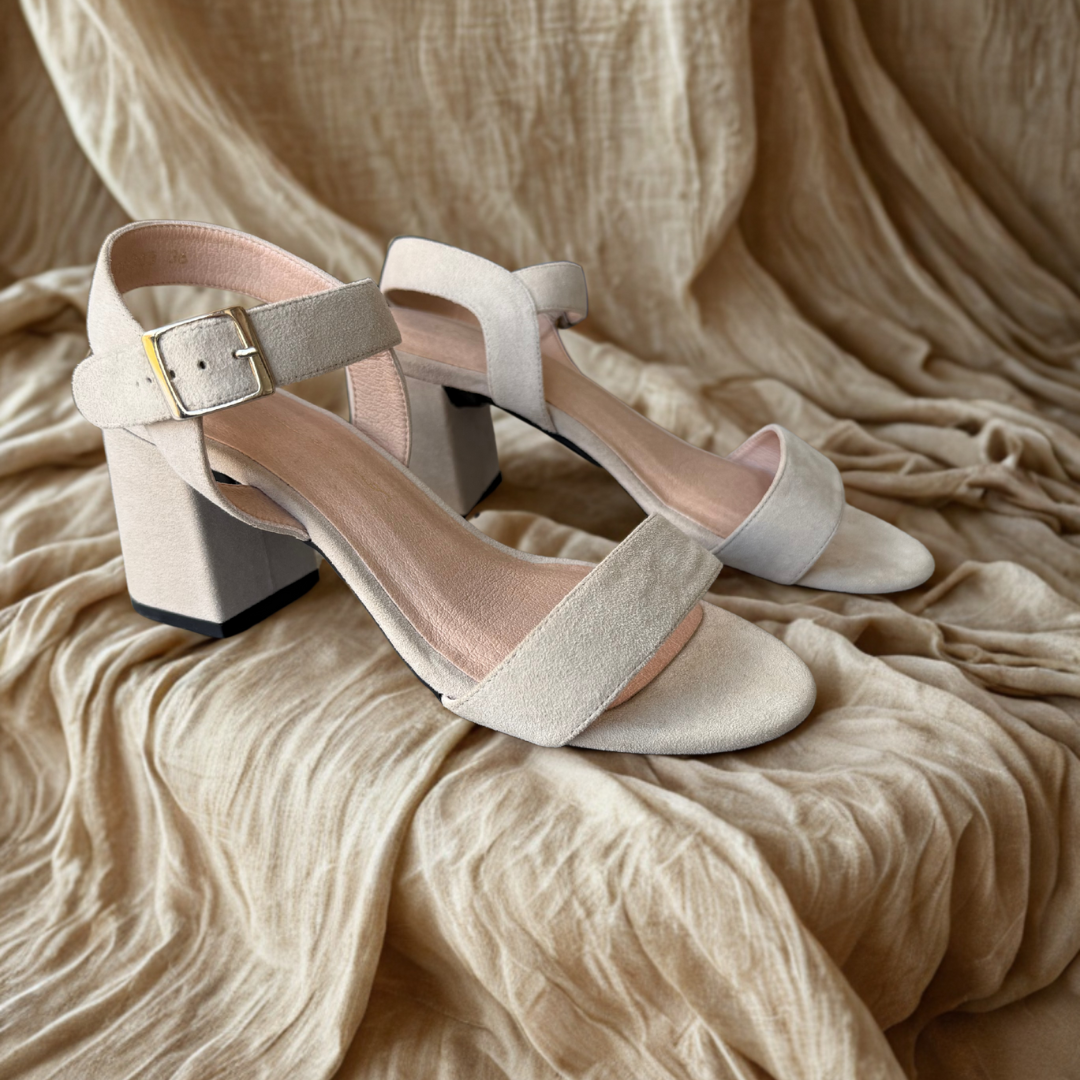 Brautschuhe Sandaletten No2 Nude Suede