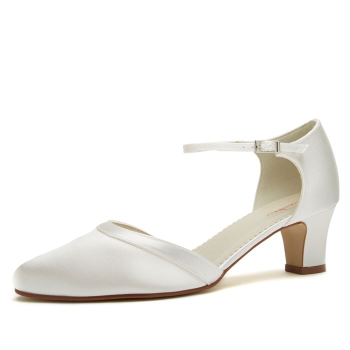 Brautschuhe Anika in Ivory Satin