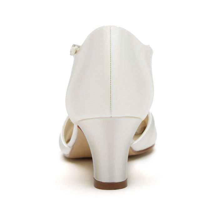 Brautschuhe Anika in Ivory Satin