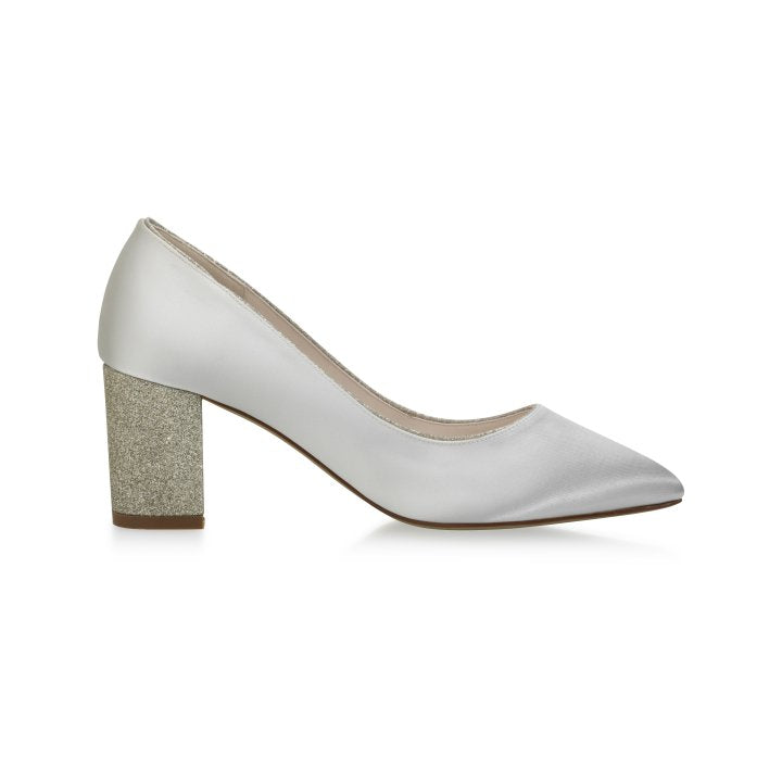 Brautschuhe Bambi Ivory Satin
