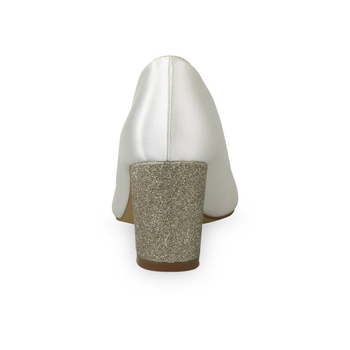 Brautschuhe Bambi Ivory Satin