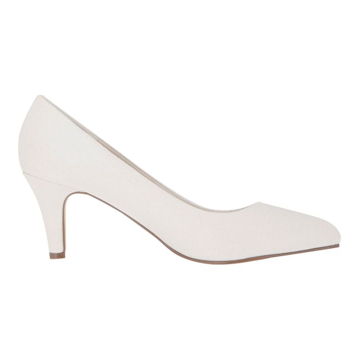 Brautschuhe Brooke in off-white metallic