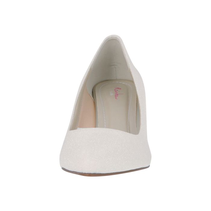 Brautschuhe Brooke in off-white metallic