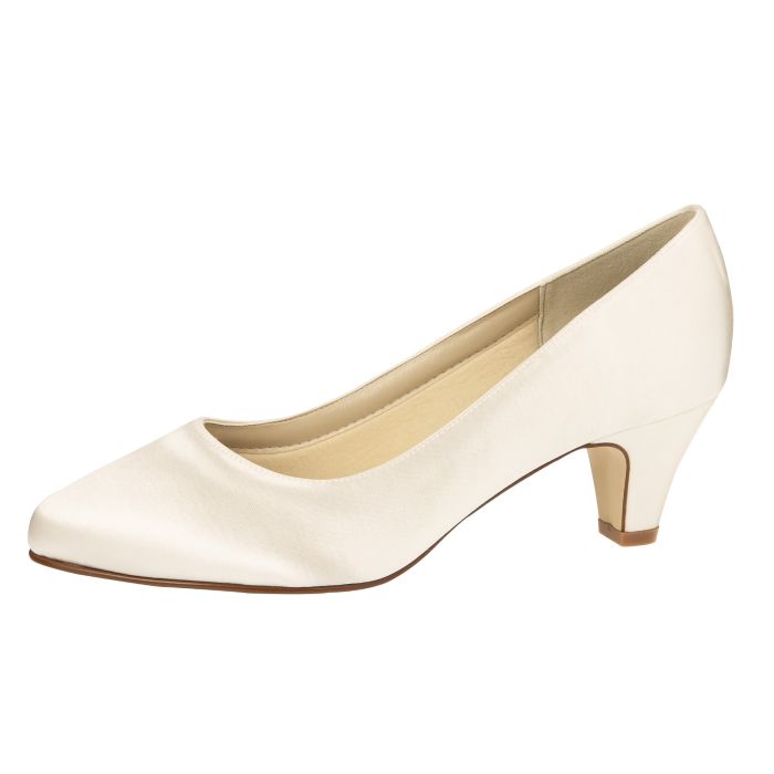 Brautschuhe Megan in ivory (elfenbein)