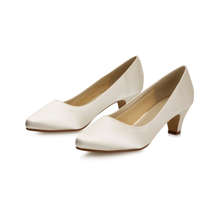 Brautschuhe Megan in ivory (elfenbein)