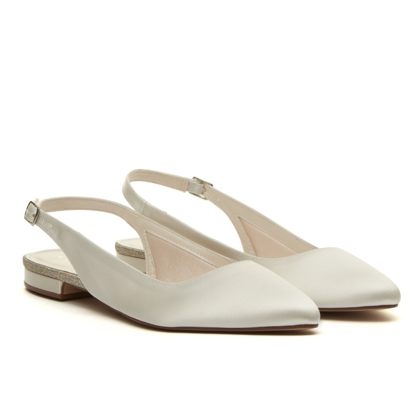 Brautschuhe Alise in Ivory Satin