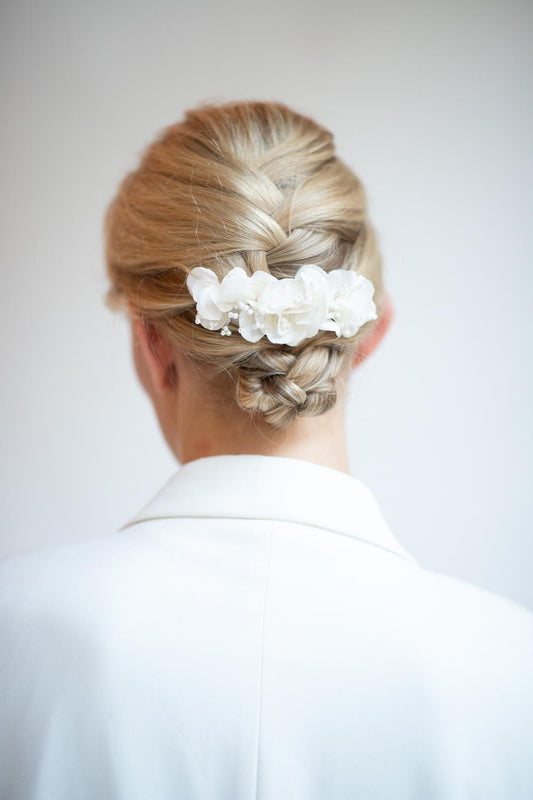 Pam Blumen Haarkamm